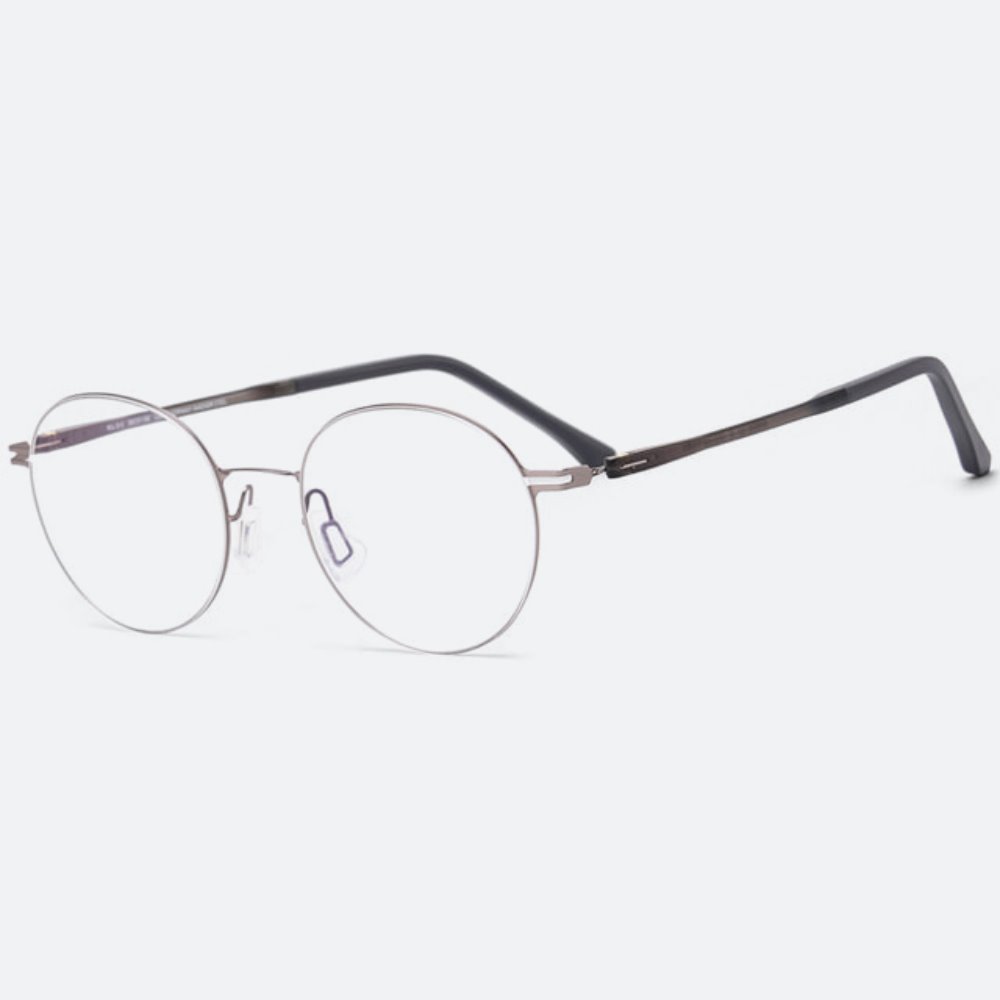 세컨아이즈-[ 세 일 ] R EYE 810 WAGNER 50 그레이 원형 가벼운 안경