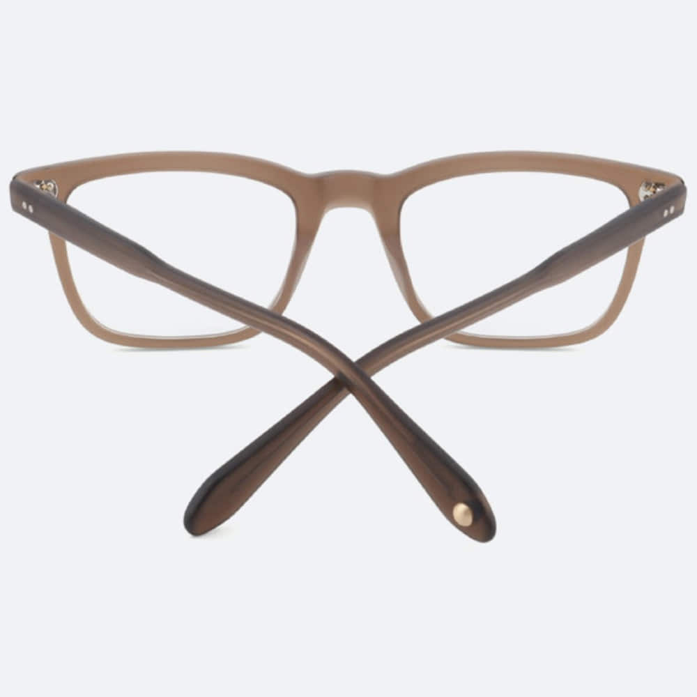 세컨아이즈-가렛라이트 베르나르드 BERNARD MESP 빈티지 반투명 브라운 사각 뿔테 안경