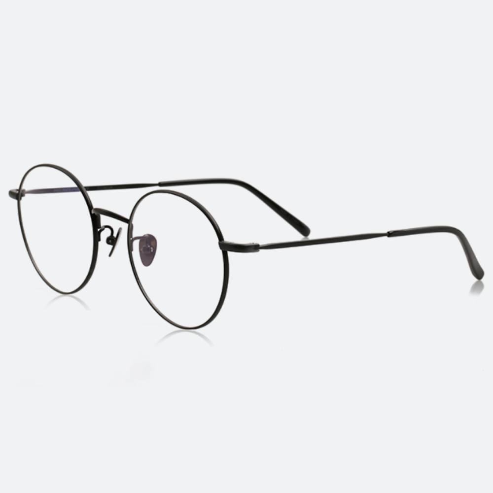 세컨아이즈-BTS 뷔 안경 프로젝트프로덕트 SC14 CMBK 티타늄 동그란 안경테