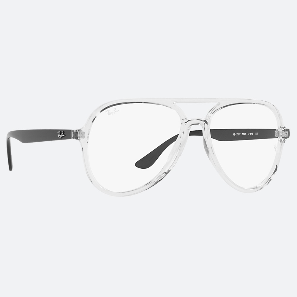 세컨아이즈-레이벤 0RX4376VF 5943 투명 아시안핏 투브릿지 안경테