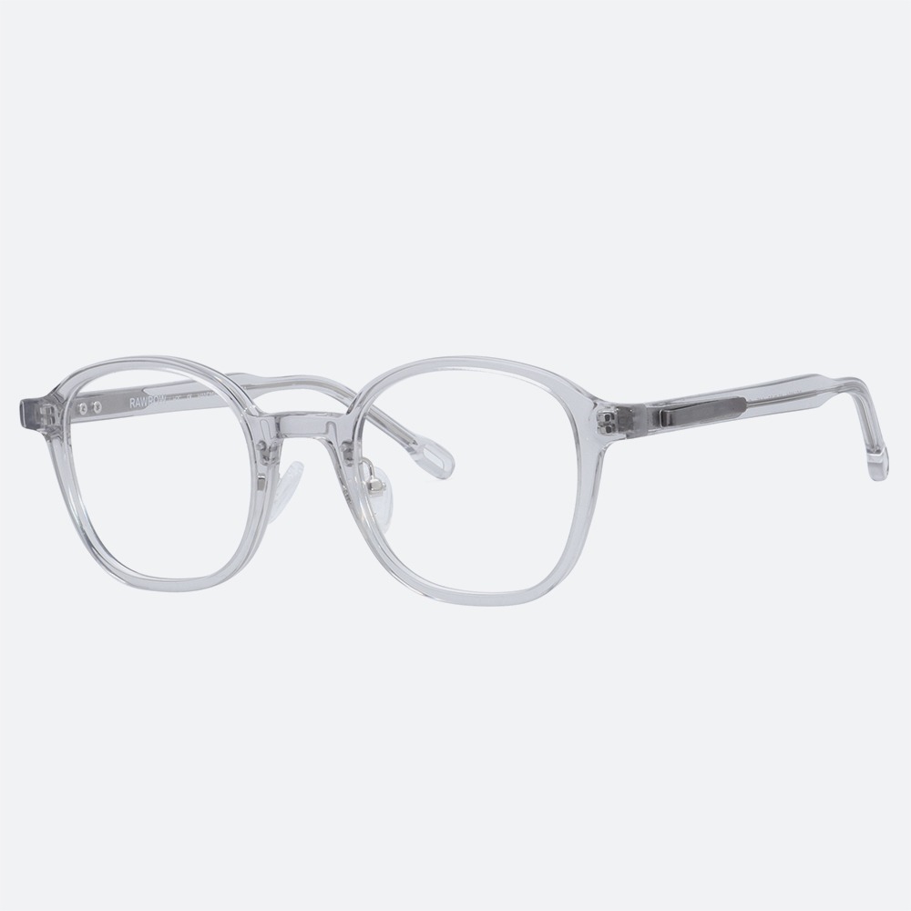 세컨아이즈-로우로우 R EYE 482 ULTRA CLIP 49사이즈 투명그레이 뿔테 안경