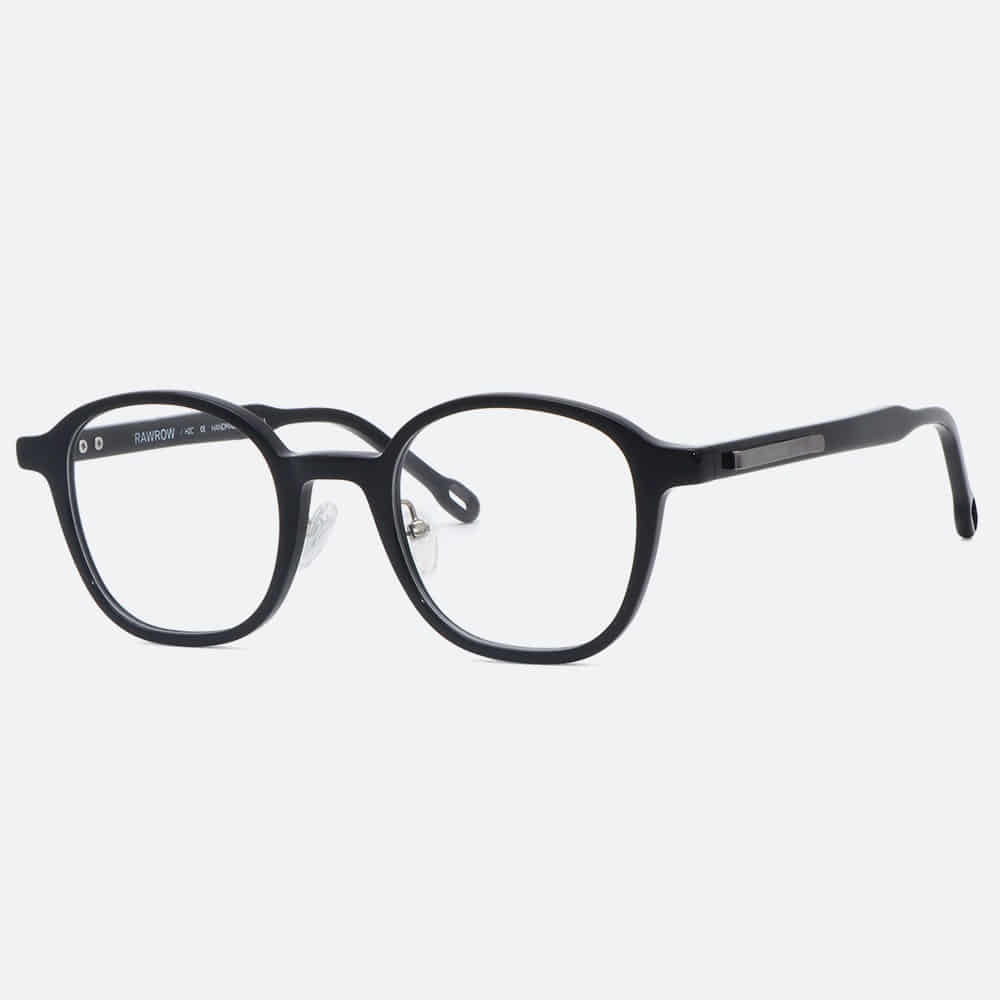 세컨아이즈-로우로우 R EYE 482 ULTRA CLIP 49사이즈 블랙 뿔테 안경