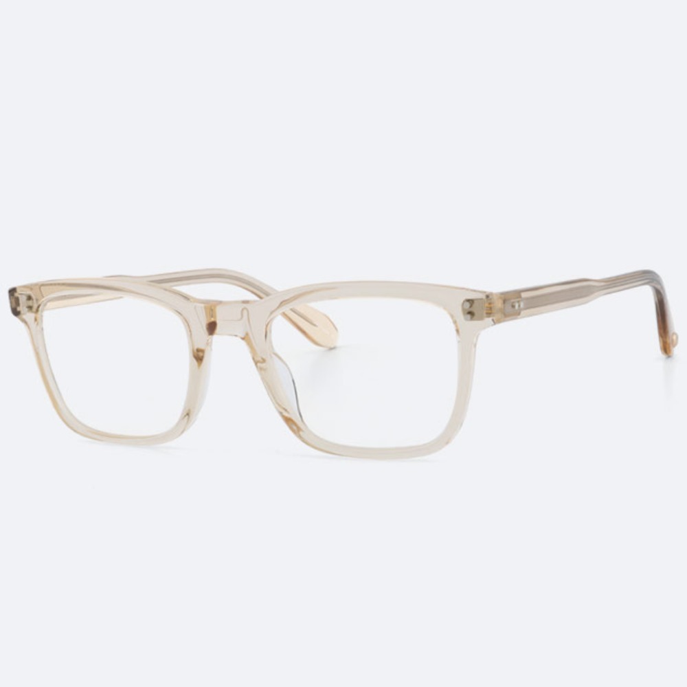 세컨아이즈-가렛라이트 베르나르드 BERNARD CH 빈티지 반투명 옐로우 사각 뿔테 안경