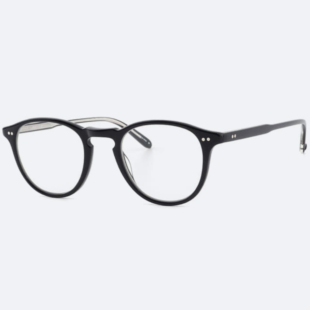세컨아이즈-가렛라이트 햄튼 HAMPTON 44사이즈 BK 라운드 얇은 뿔테 안경