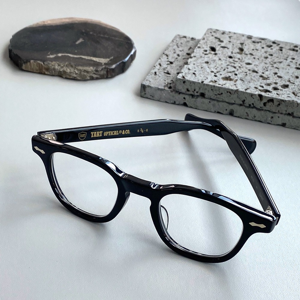 세컨아이즈-타르트옵티컬 자이언트 GIANT A1 블랙 사각 뿔테 일본 안경