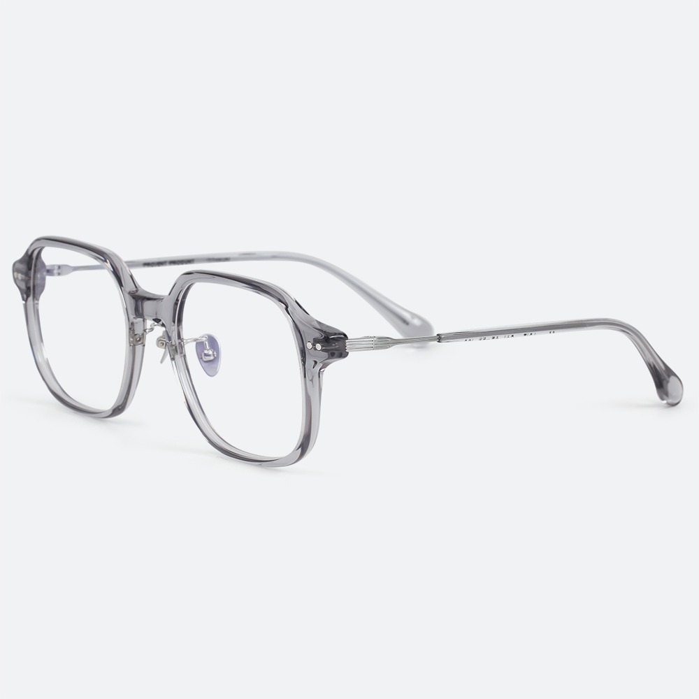 세컨아이즈-프로젝트프로덕트 FS12 C01 투명 오버사이즈 뿔테 안경테