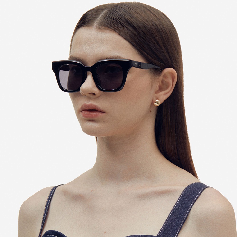 세컨아이즈-프로젝트프로덕트 FS10 C1 블랙 사각 볼드 뿔테 선글라스