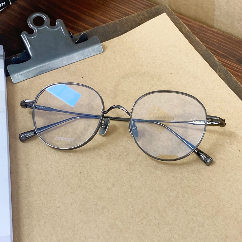 세컨아이즈-로렌스폴 베이 BEY C1 라운드 여자 남자 티타늄 안경