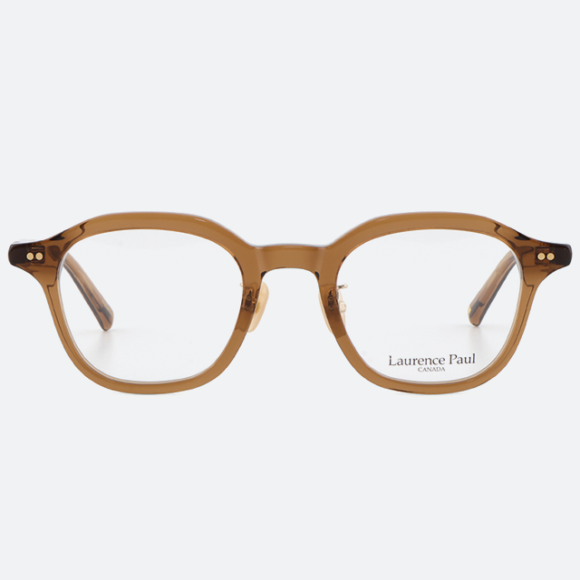 세컨아이즈-김민주 안경 로렌스폴 쿠버1 COUVER1 C04 투명브라운 뿔테 안경테