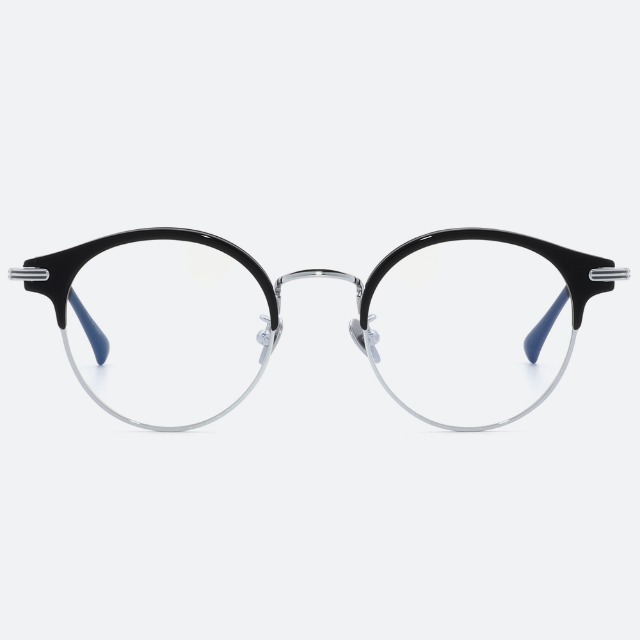 세컨아이즈-프로젝트프로덕트 SC24 C1WG 블랙 실버 남자 여자 하금테 안경