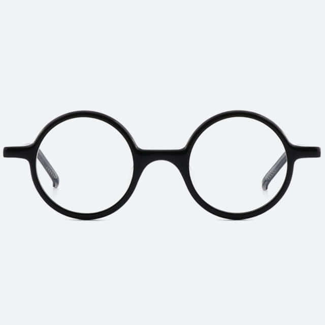 세컨아이즈-프로젝트프로덕트 OF HUMAN TYPE 02(G) C02 블랙 동그란 뿔테 안경
