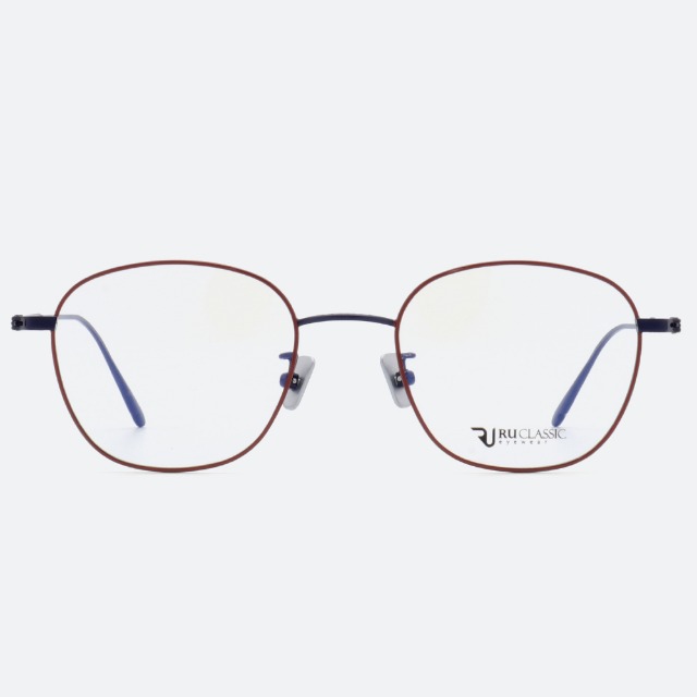 세컨아이즈-루클래식 T2 C05 네이비 레드 베타티타늄 안경