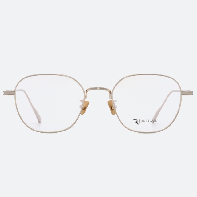 세컨아이즈-루클래식 T54 C01 골드 가벼운 베타티타늄 안경