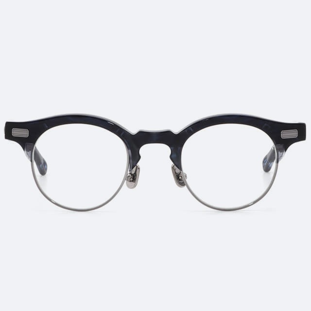 세컨아이즈-네이티브선즈 히치콕 HITCHCOCK PM-012G 44 46 사이즈 티타늄 하금테 블루패턴 안경
