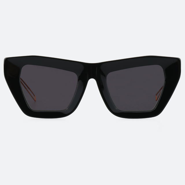 세컨아이즈-프로젝트프로덕트 RP-08 C01 블랙 RP08 사각 뿔테 선글라스