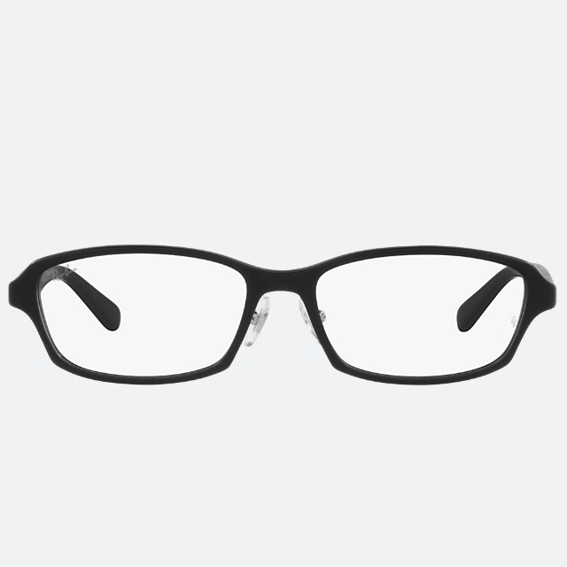 세컨아이즈-레이벤 0RX5385D 2477 블랙 아시안핏 각진 뿔테 안경테