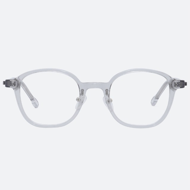 세컨아이즈-로우로우 R EYE 482 ULTRA CLIP 49사이즈 투명그레이 뿔테 안경