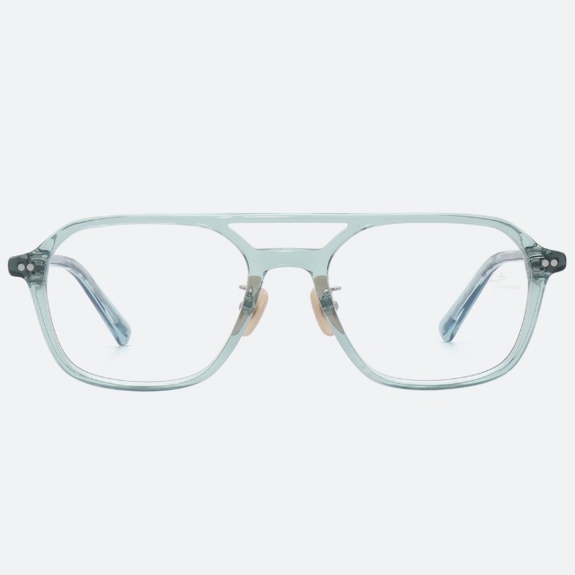 세컨아이즈-권모술수 주종혁 안경 로렌스폴 쿠버6 COUVER6 C03 스퀘어 투명 투브릿지 안경테