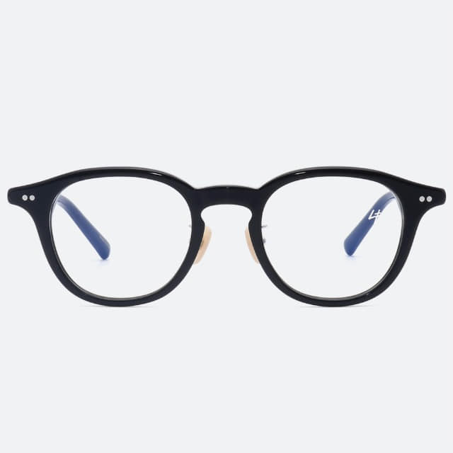 세컨아이즈-로렌스폴 쿠버5 COUVER5 C01 라운드 투명 뿔테 안경