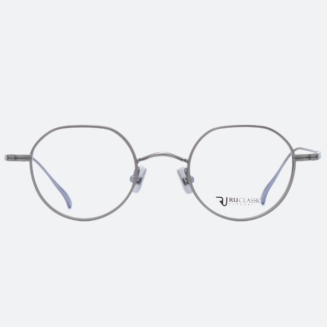 세컨아이즈-루클래식 T7 C02 그레이 가벼운 티타늄 다각형 작은사이즈 안경