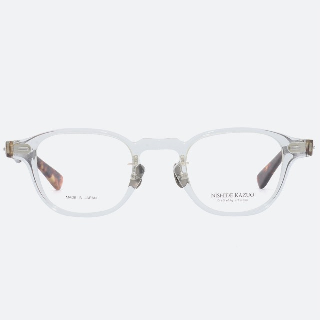 세컨아이즈-니시데카즈오 NK106 C5 투명 사각 가벼운 뿔테 안경테