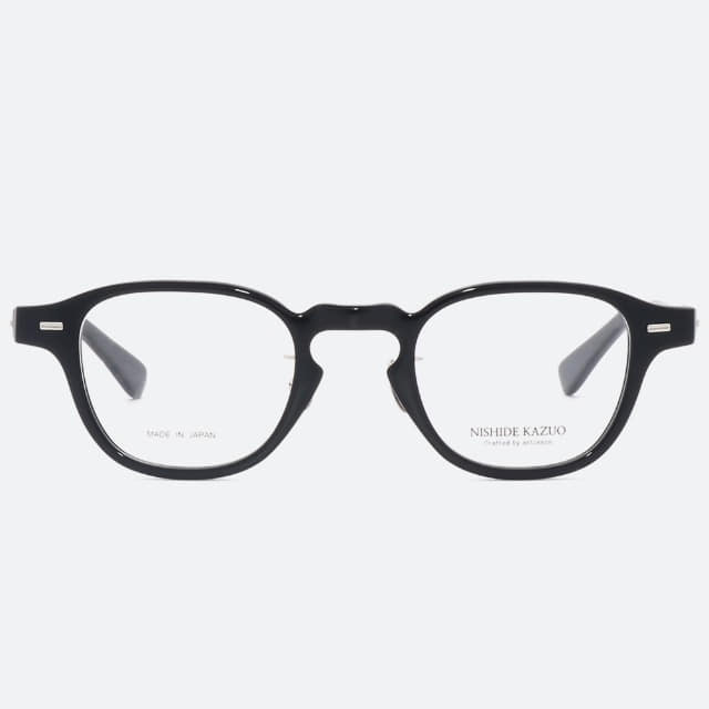 세컨아이즈-니시데카즈오 NK106 C1 블랙 사각 가벼운 뿔테 안경테