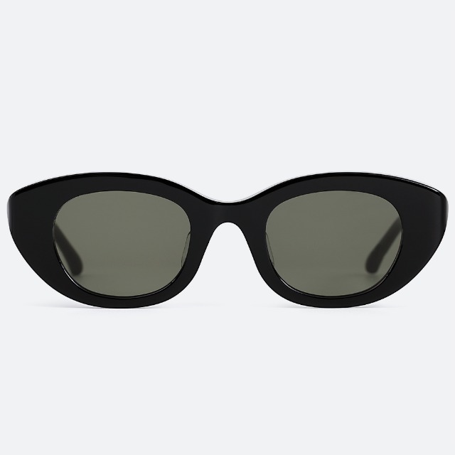 세컨아이즈-주원 선글라스 프로젝트프로덕트 FS4 C1 블랙 캣츠아이 뿔테 오벌 선글라스