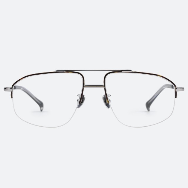 세컨아이즈-프로젝트프로덕트 CL14 C3G 골드 다각 반무테 투브릿지 티타늄 안경